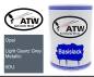 Preview: Opel, Light Quarz Grey Metallic, 5DU: 500ml Lackdose, von ATW Autoteile West.